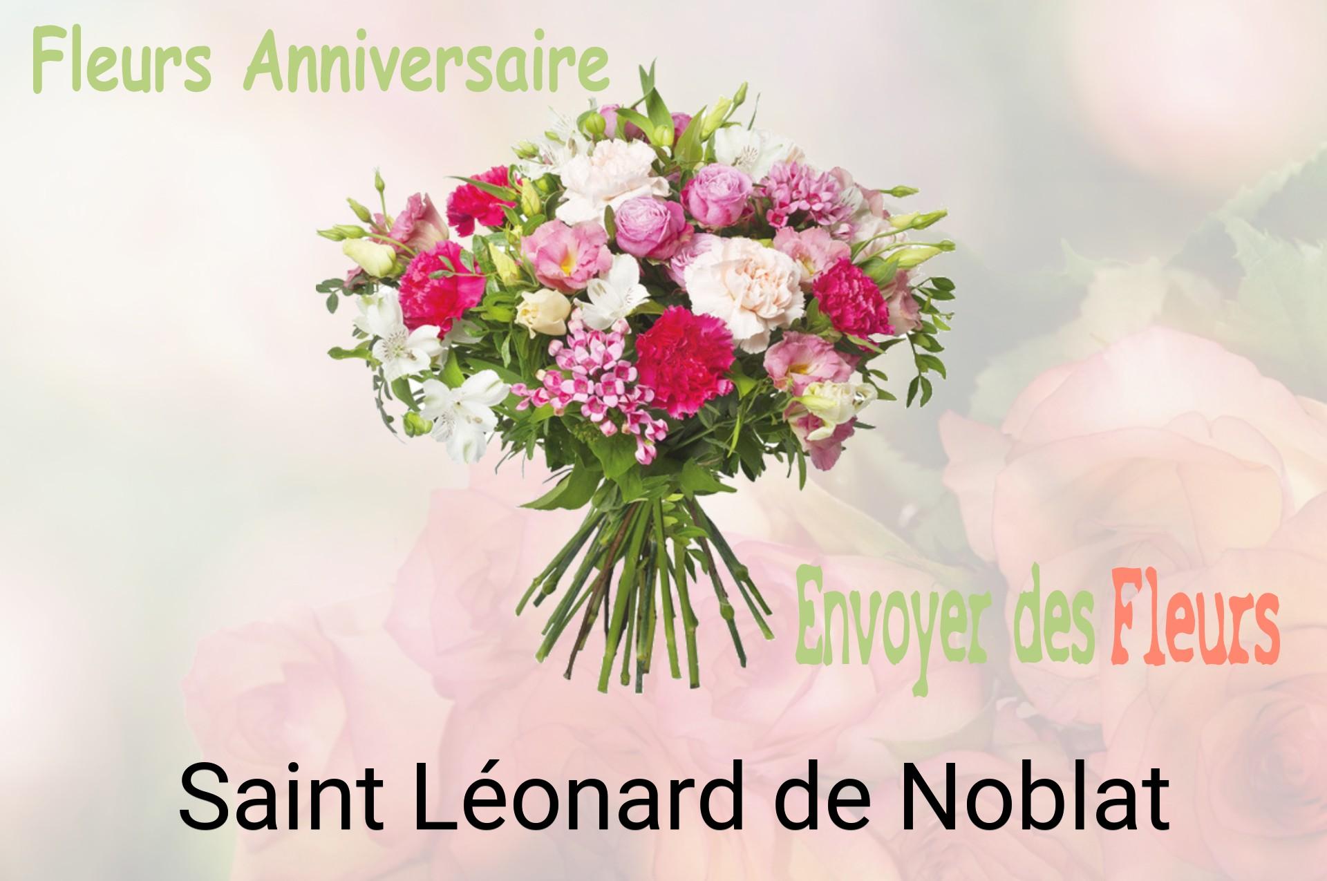 Bouquet de fleurs d’anniversaire livré à Saint-Léonard-de-Noblat